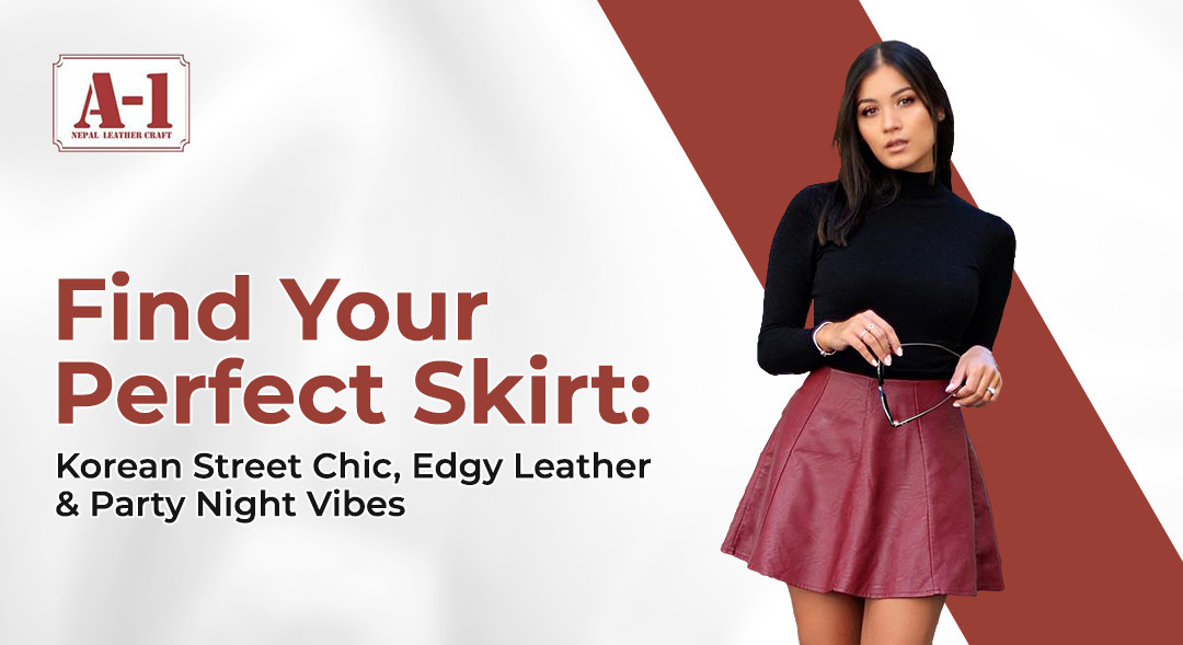 Find Your Perfect Style with Korean Chic, Edgy Leather Skirt & Party